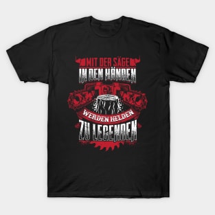 Lumberjack Woodworker Chainsaw Gift T-Shirt